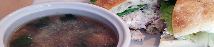Bread and soup