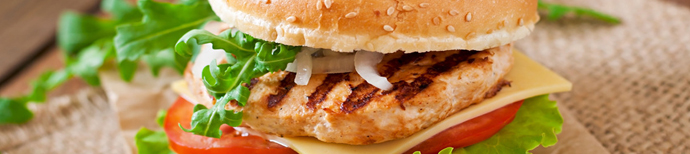 Grilled chicken sandwich